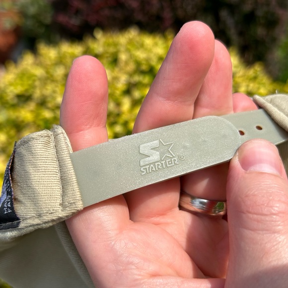 Vintage 90s Buffalo Sabres ⚔️ Starter snapback hat baseball cap NHL earth tones - Picture 9 of 16